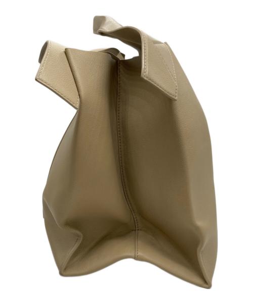 tov（トーヴ）tov (トーヴ) レザートートバッグ ベージュの古着・服飾アイテム