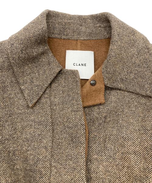CLANE（クラネ）CLANE (クラネ) NEP TWEED RIVER BOLERO JACKET ブラウン サイズ:Fの古着・服飾アイテム
