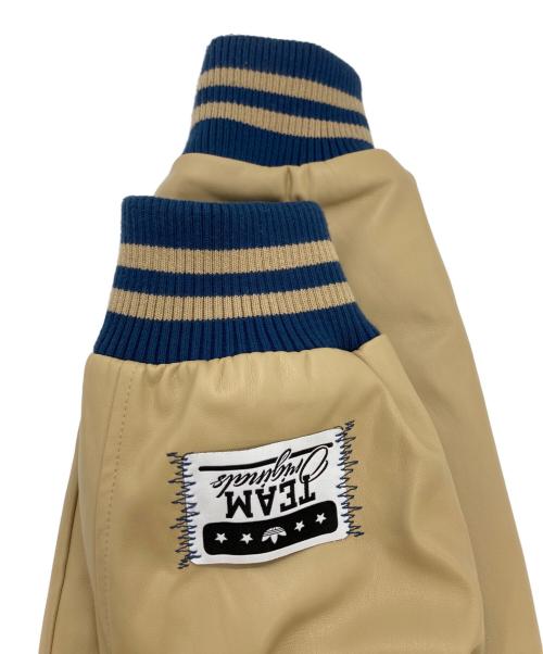 adidas Originals（アディダスオリジナル）adidas Originals (アディダスオリジナル) MC VARSITY ジャケット ネイビー×ベージュ サイズ:SIZE Mの古着・服飾アイテム