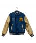 adidas Originals（アディダスオリジナル）の古着「MC VARSITY ジャケット」｜ネイビー×ベージュ