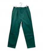 New Eraニューエラ）の古着「Wide Tapered Stretch Pants」｜グリーン