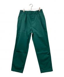 New Era（ニューエラ）の古着「Wide Tapered Stretch Pants」｜グリーン