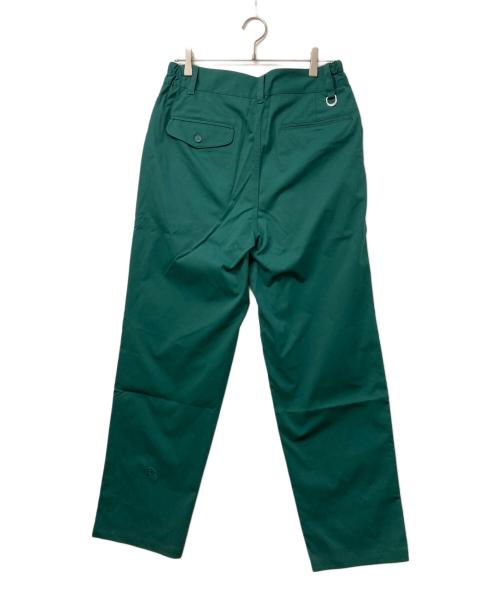 New Era（ニューエラ）New Era (ニューエラ) Wide Tapered Stretch Pants グリーン サイズ:Lの古着・服飾アイテム