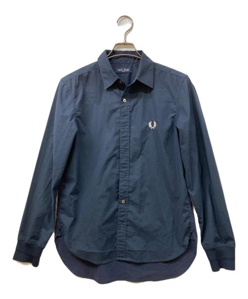 FRED PERRY（フレッドペリー）FRED PERRY (フレッドペリー) ブロードリップストップシャツ ネイビー サイズ:Sの古着・服飾アイテム