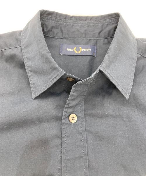 FRED PERRY（フレッドペリー）FRED PERRY (フレッドペリー) ブロードリップストップシャツ ネイビー サイズ:Sの古着・服飾アイテム