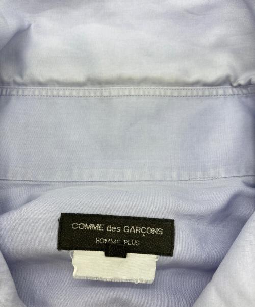 COMME des GARCONS HOMME PLUS（コムデギャルソンオムプリュス）COMME des GARCONS HOMME PLUS (コムデギャルソンオムプリュス) シャツ ブルー サイズ:SIZE Mの古着・服飾アイテム