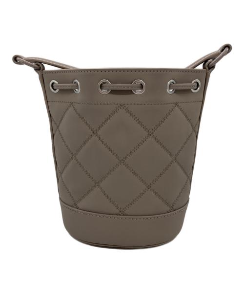 TORY BURCH（トリーバーチ）TORY BURCH (トリーバーチ) キルティング巾着ショルダーバッグ グレー サイズ:不明の古着・服飾アイテム