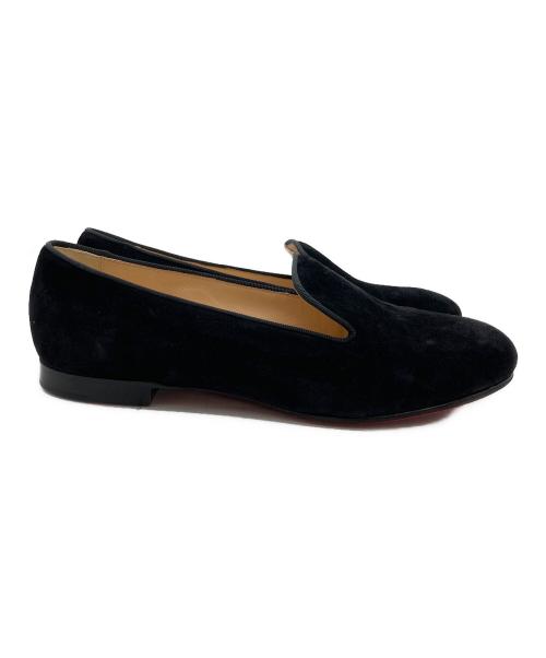 Christian Louboutin（クリスチャン・ルブタン）Christian Louboutin (クリスチャン・ルブタン) スウェードシューズ ブラック サイズ:SIZE 37 1/2の古着・服飾アイテム