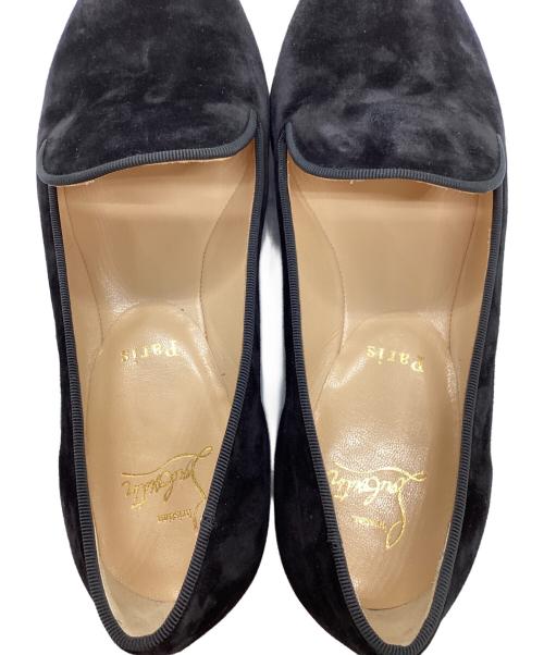 Christian Louboutin（クリスチャン・ルブタン）Christian Louboutin (クリスチャン・ルブタン) スウェードシューズ ブラック サイズ:SIZE 37 1/2の古着・服飾アイテム