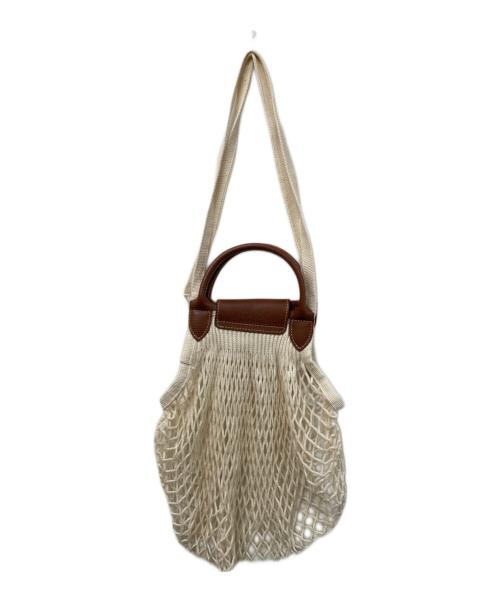 LONGCHAMP（ロンシャン）LONGCHAMP (ロンシャン) FILT (フィルト) ル プリアージュ® フィレ アイボリーの古着・服飾アイテム