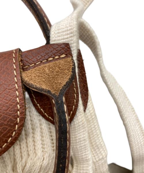 LONGCHAMP（ロンシャン）LONGCHAMP (ロンシャン) FILT (フィルト) ル プリアージュ® フィレ アイボリーの古着・服飾アイテム