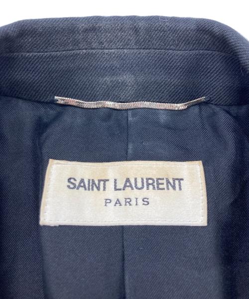 Saint Laurent Paris（サンローランパリ）Saint Laurent Paris (サンローランパリ) ウールギャバジン 7Bシングルテーラード ジャケット ブラック サイズ:46の古着・服飾アイテム