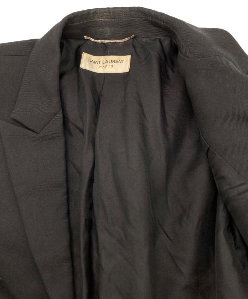 Saint Laurent Paris（サンローランパリ）Saint Laurent Paris (サンローランパリ) ウールギャバジン 7Bシングルテーラード ジャケット ブラック サイズ:46の古着・服飾アイテム