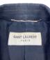中古・古着 Saint Laurent Paris (サンローランパリ) ウールギャバジン 7Bシングルテーラード ジャケット ブラック サイズ:46：30000円