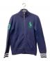 POLO RALPH LAUREN（ポロ・ラルフローレン）の古着「ジップアップニット」｜ネイビー