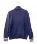 POLO RALPH LAUREN (ポロ・ラルフローレン) ジップアップニット ネイビー サイズ:L：5000円