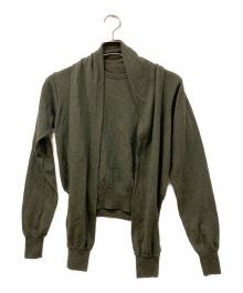 MM6 Maison Margiela（エムエムシックスメゾンマルジェラ）の古着「薄手ニット」｜カーキ