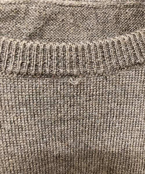 MM6 Maison Margiela（エムエムシックスメゾンマルジェラ）MM6 Maison Margiela (エムエムシックスメゾンマルジェラ) 薄手ニット カーキ サイズ:SIZE Sの古着・服飾アイテム