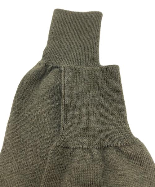MM6 Maison Margiela（エムエムシックスメゾンマルジェラ）MM6 Maison Margiela (エムエムシックスメゾンマルジェラ) 薄手ニット カーキ サイズ:SIZE Sの古着・服飾アイテム