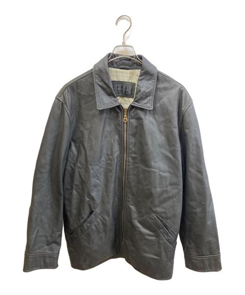 GIORGIO（ジョルジオ）GIORGIO (ジョルジオ) レザーブルゾン ブラック サイズ:SIZE Mの古着・服飾アイテム