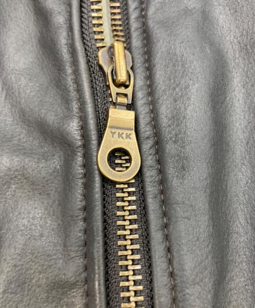 GIORGIO（ジョルジオ）GIORGIO (ジョルジオ) レザーブルゾン ブラック サイズ:SIZE Mの古着・服飾アイテム