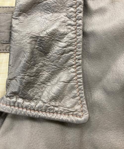 GIORGIO（ジョルジオ）GIORGIO (ジョルジオ) レザーブルゾン ブラック サイズ:SIZE Mの古着・服飾アイテム