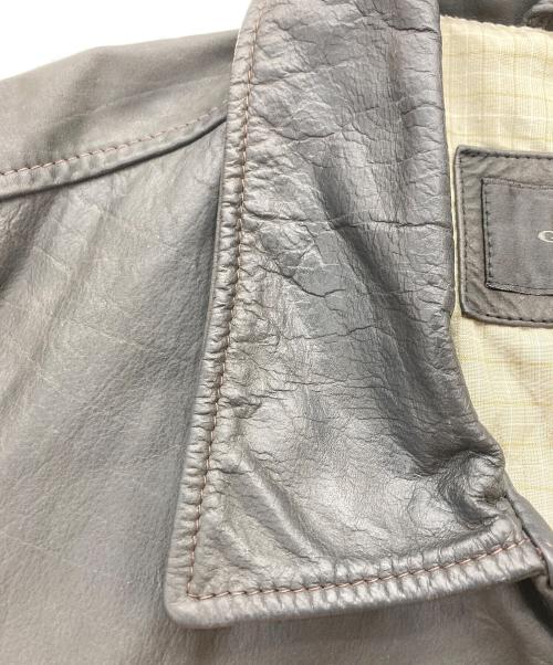 GIORGIO（ジョルジオ）GIORGIO (ジョルジオ) レザーブルゾン ブラック サイズ:SIZE Mの古着・服飾アイテム