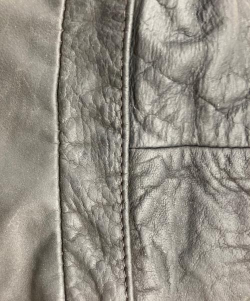 GIORGIO（ジョルジオ）GIORGIO (ジョルジオ) レザーブルゾン ブラック サイズ:SIZE Mの古着・服飾アイテム
