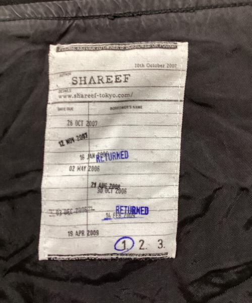 SHAREEF（シャリーフ）SHAREEF (シャリーフ) ドロップショルダーコーチジャケット ブラック サイズ:SIZE 1の古着・服飾アイテム