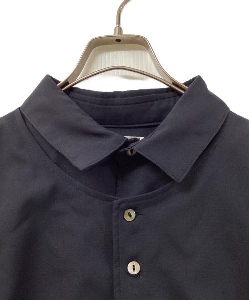 SHAREEF（シャリーフ）SHAREEF (シャリーフ) LAYERED L/S SHIRTS ブラック サイズ:SIZE 1の古着・服飾アイテム