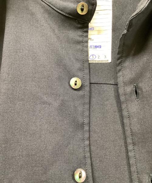 SHAREEF（シャリーフ）SHAREEF (シャリーフ) LAYERED L/S SHIRTS ブラック サイズ:SIZE 1の古着・服飾アイテム