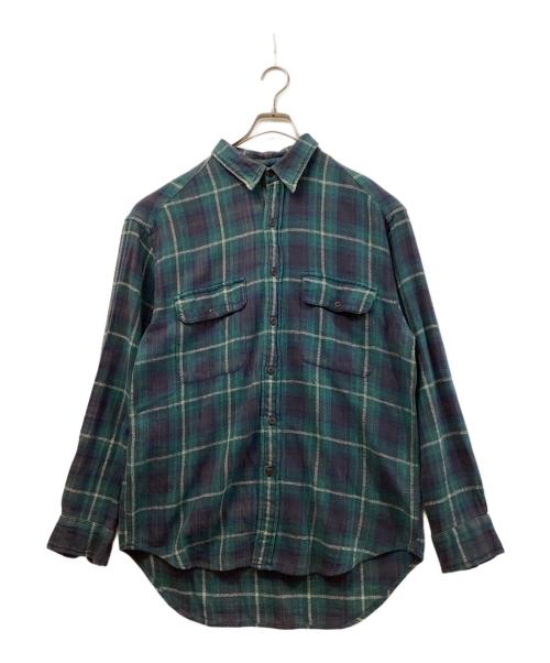 GAP（ギャップ）GAP (ギャップ) ネルシャツ グリーン サイズ:SIZE Mの古着・服飾アイテム