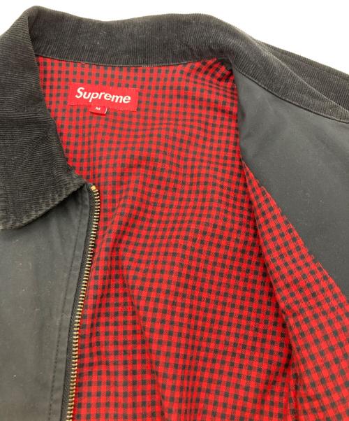 SUPREME（シュプリーム）SUPREME (シュプリーム) BRITISH MILLERAIN (ブリティッシュミラレーン) ワークジャケット ブラック サイズ:Mの古着・服飾アイテム