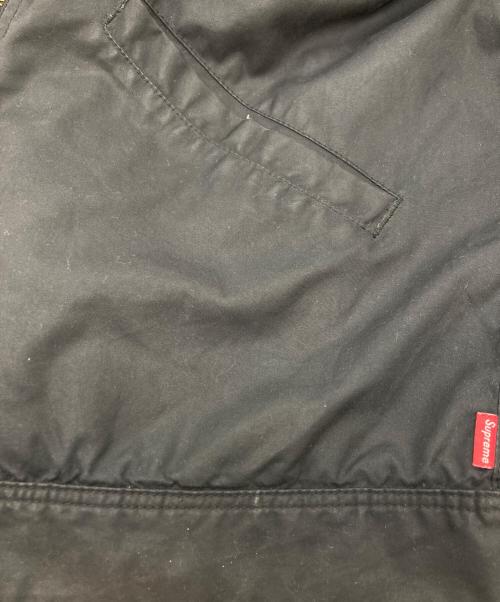 SUPREME（シュプリーム）SUPREME (シュプリーム) BRITISH MILLERAIN (ブリティッシュミラレーン) ワークジャケット ブラック サイズ:Mの古着・服飾アイテム