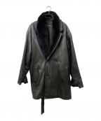 JAC LEATHERジャックレザー）の古着「ラムレザージャケット」｜ブラック