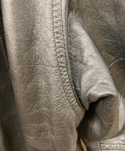 JAC LEATHER（ジャックレザー）JAC LEATHER (ジャックレザー) ラムレザージャケット ブラック サイズ:LLの古着・服飾アイテム