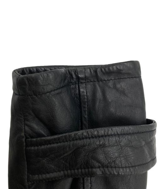 JAC LEATHER（ジャックレザー）JAC LEATHER (ジャックレザー) ラムレザージャケット ブラック サイズ:LLの古着・服飾アイテム