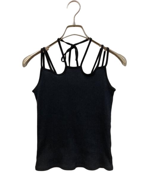 MURRAL（ミューラル）MURRAL (ミューラル) Ivy camisole top ブラック サイズ:SIZE １の古着・服飾アイテム