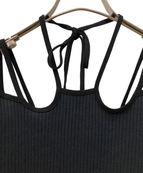 MURRAL（ミューラル）MURRAL (ミューラル) Ivy camisole top ブラック サイズ:SIZE １の古着・服飾アイテム
