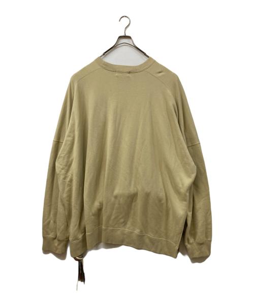 AMBUSH（アンブッシュ）AMBUSH (アンブッシュ) ドローコード装飾クルーネックスウェット ベージュ サイズ:	SIZE XLの古着・服飾アイテム