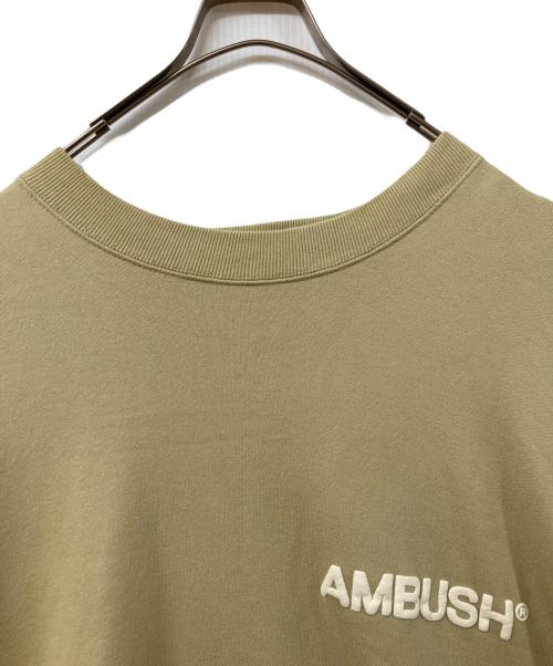 AMBUSH（アンブッシュ）AMBUSH (アンブッシュ) ドローコード装飾クルーネックスウェット ベージュ サイズ:	SIZE XLの古着・服飾アイテム