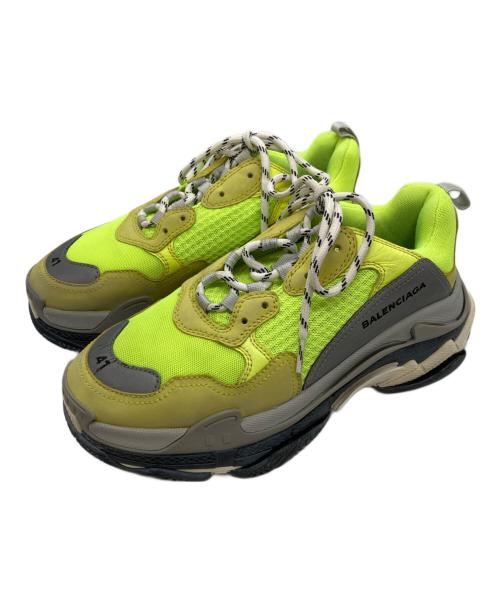 BALENCIAGA（バレンシアガ）BALENCIAGA (バレンシアガ) Triple S ダット スニーカー イエロー サイズ:SIZE 41の古着・服飾アイテム