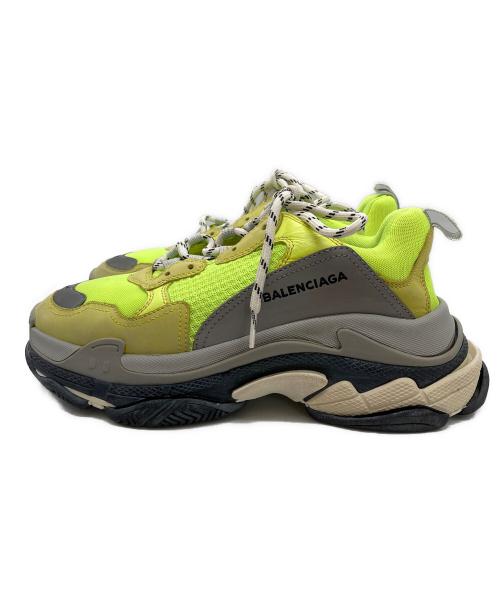 BALENCIAGA（バレンシアガ）BALENCIAGA (バレンシアガ) Triple S ダット スニーカー イエロー サイズ:SIZE 41の古着・服飾アイテム