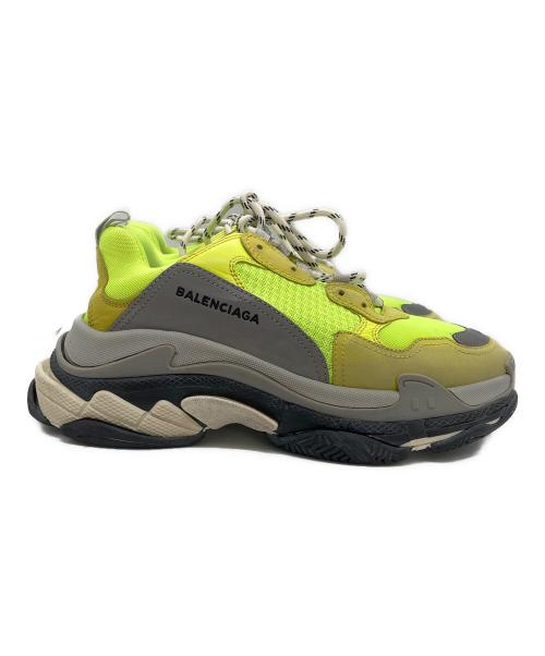 BALENCIAGA（バレンシアガ）BALENCIAGA (バレンシアガ) Triple S ダット スニーカー イエロー サイズ:SIZE 41の古着・服飾アイテム