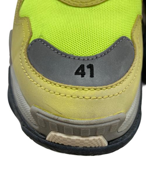 BALENCIAGA（バレンシアガ）BALENCIAGA (バレンシアガ) Triple S ダット スニーカー イエロー サイズ:SIZE 41の古着・服飾アイテム