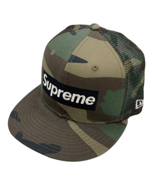 SUPREME（シュプリーム）Supreme (シュプリーム) New Era (ニューエラ) Box Logo Mesh Back キャップ カーキ サイズ:SIZE 7 1/2の古着・服飾アイテム