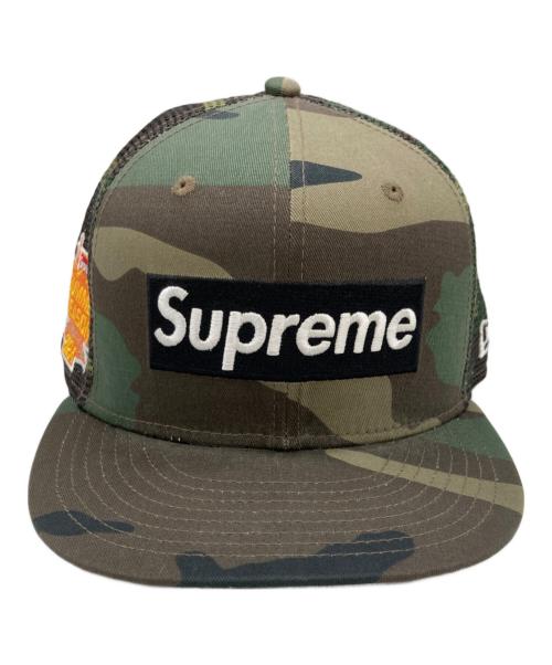 SUPREME（シュプリーム）Supreme (シュプリーム) New Era (ニューエラ) Box Logo Mesh Back キャップ カーキ サイズ:SIZE 7 1/2の古着・服飾アイテム