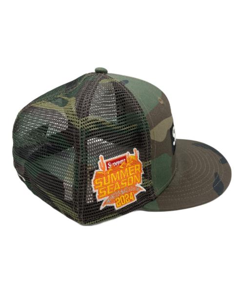 SUPREME（シュプリーム）Supreme (シュプリーム) New Era (ニューエラ) Box Logo Mesh Back キャップ カーキ サイズ:SIZE 7 1/2の古着・服飾アイテム