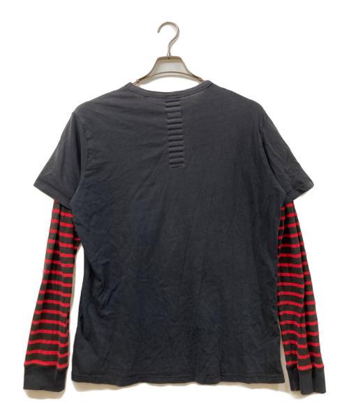 DIESEL（ディーゼル）DIESEL (ディーゼル) レイヤードカットソー ベージュ サイズ:	SIZE XLの古着・服飾アイテム