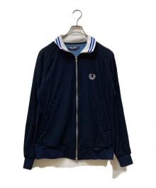 FRED PERRY（フレッドペリー）の古着「パイル トラックジャケット」｜ネイビー